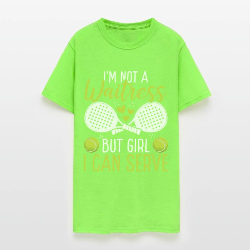 Paddle Tennis Player Match Not a Waitress Serve