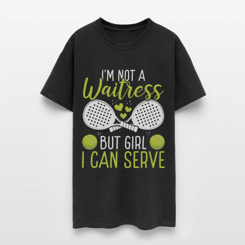 Paddle Tennis Player Match Not a Waitress Serve