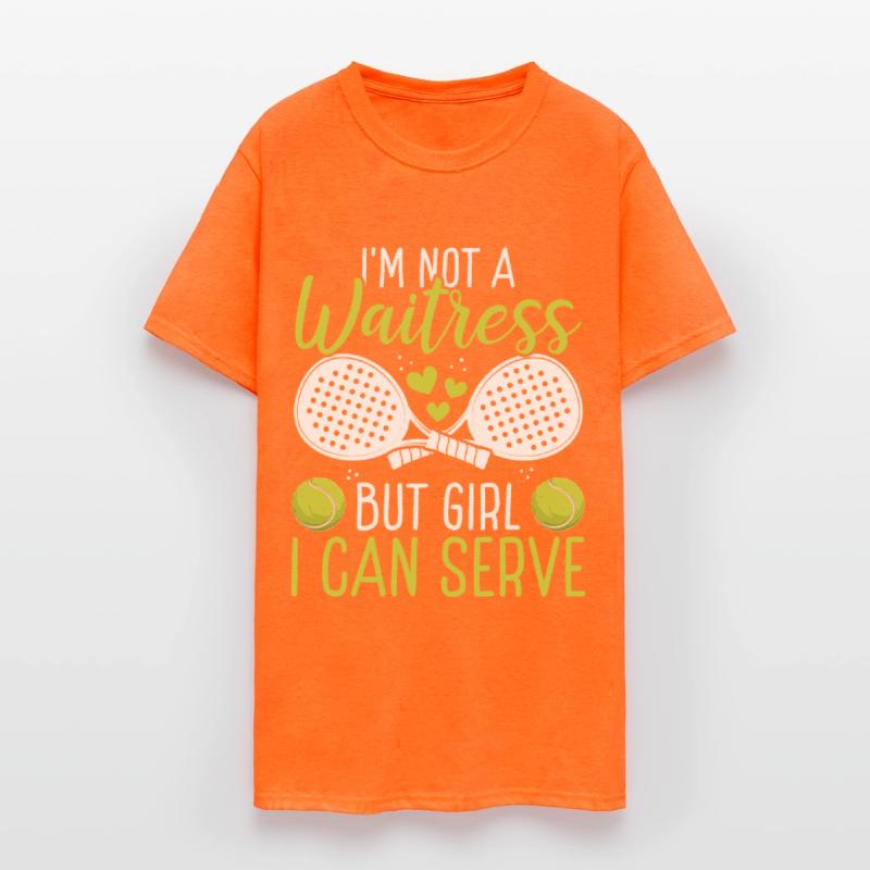 Paddle Tennis Player Match Not a Waitress Serve