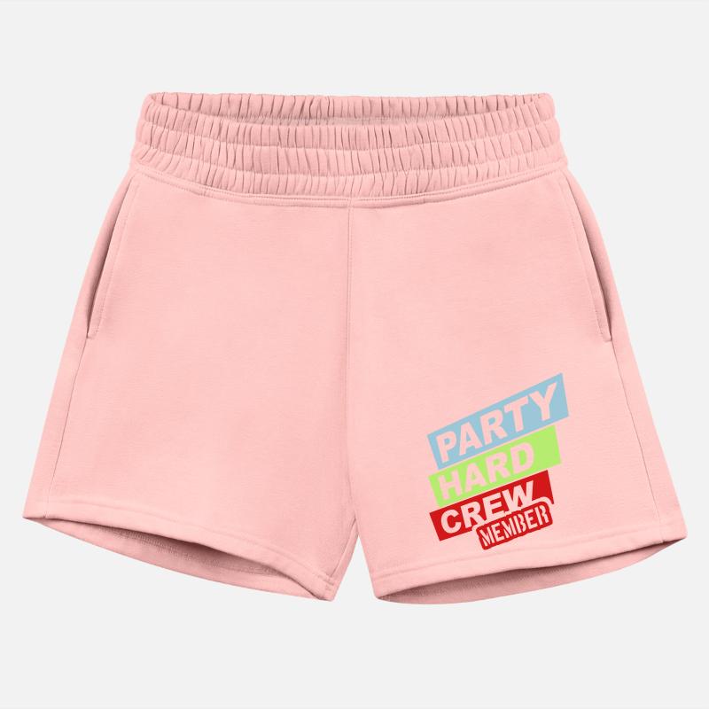 Party Hard Crew Member Team Club Friends Celebrate