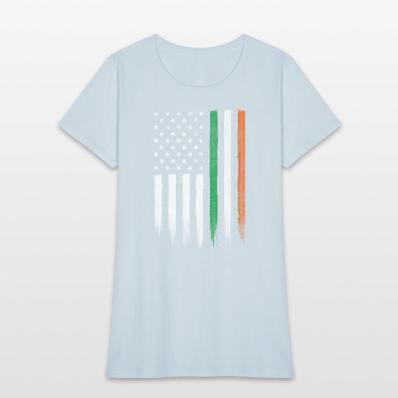 Patriotic Irish American Flag Ireland St Patrick'S