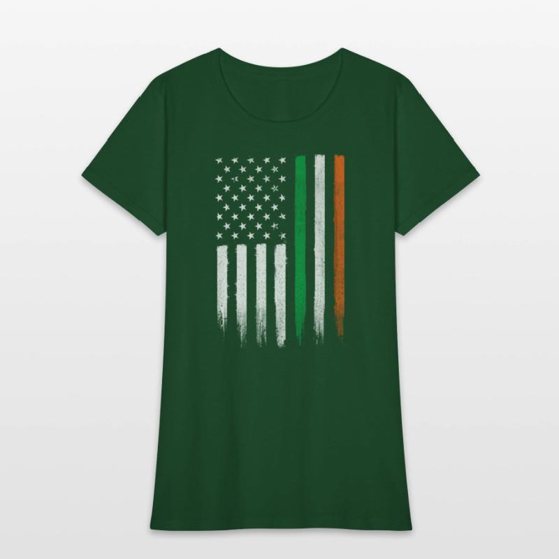 Patriotic Irish American Flag Ireland St Patrick'S