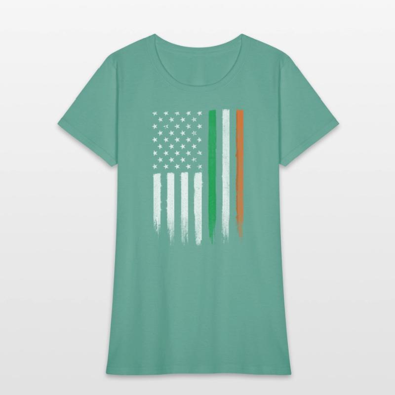 Patriotic Irish American Flag Ireland St Patrick'S