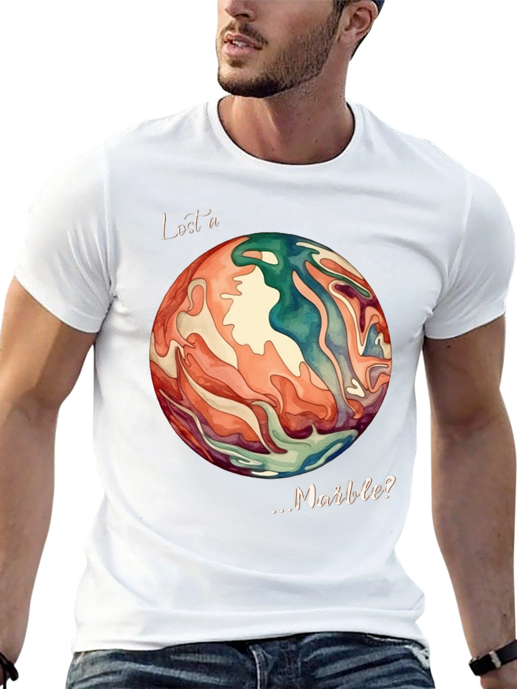 Lost a Marble? Graphic Tee - Quirky Unique Design