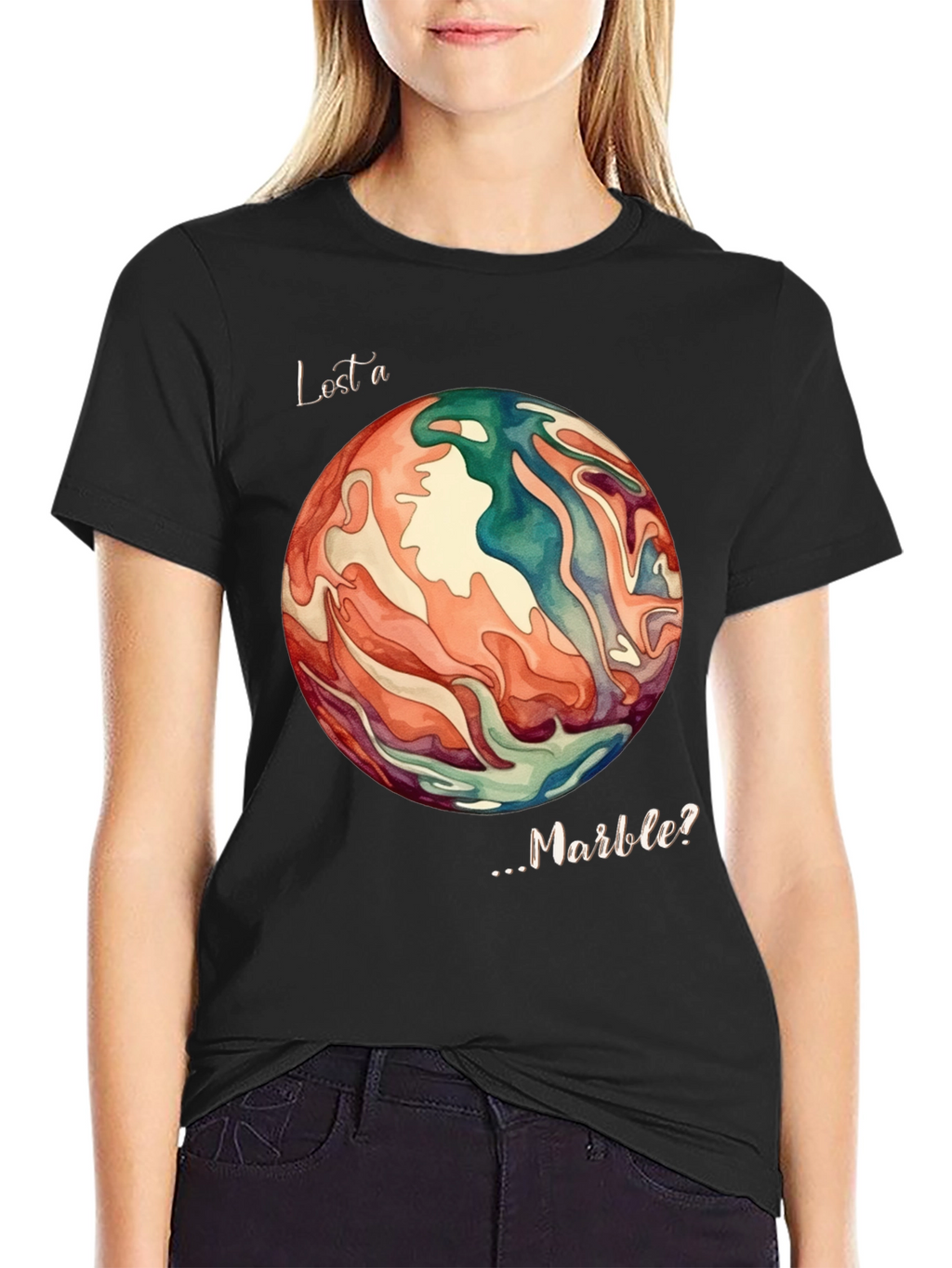 Lost a Marble? Graphic Tee - Quirky Unique Design