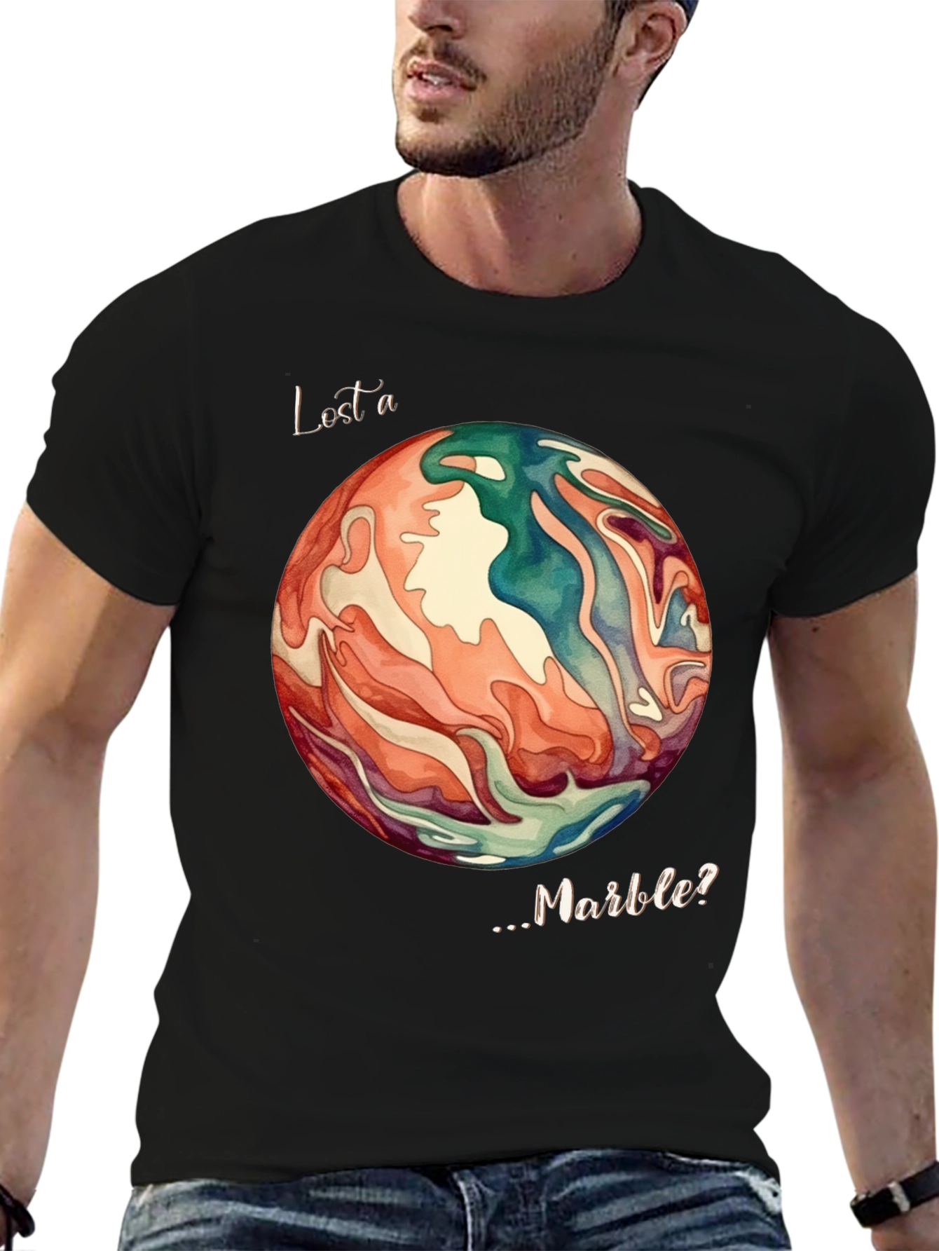Lost a Marble? Graphic Tee - Quirky Unique Design
