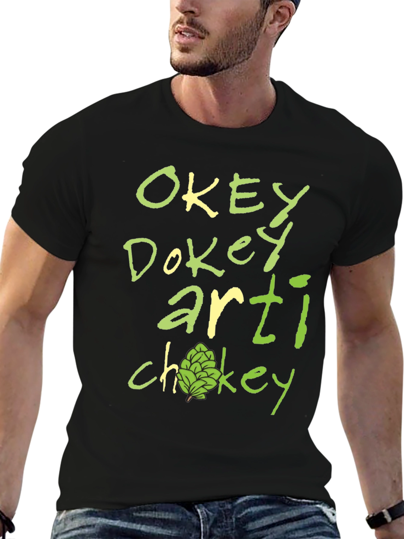 Okey Dokey Artichokey Funny Graphic T-Shirt