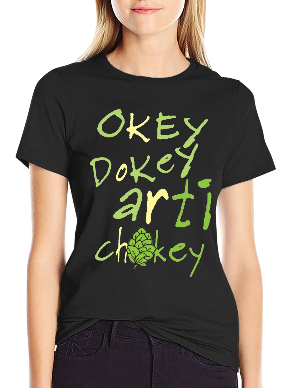 Okey Dokey Artichokey Funny Graphic T-Shirt