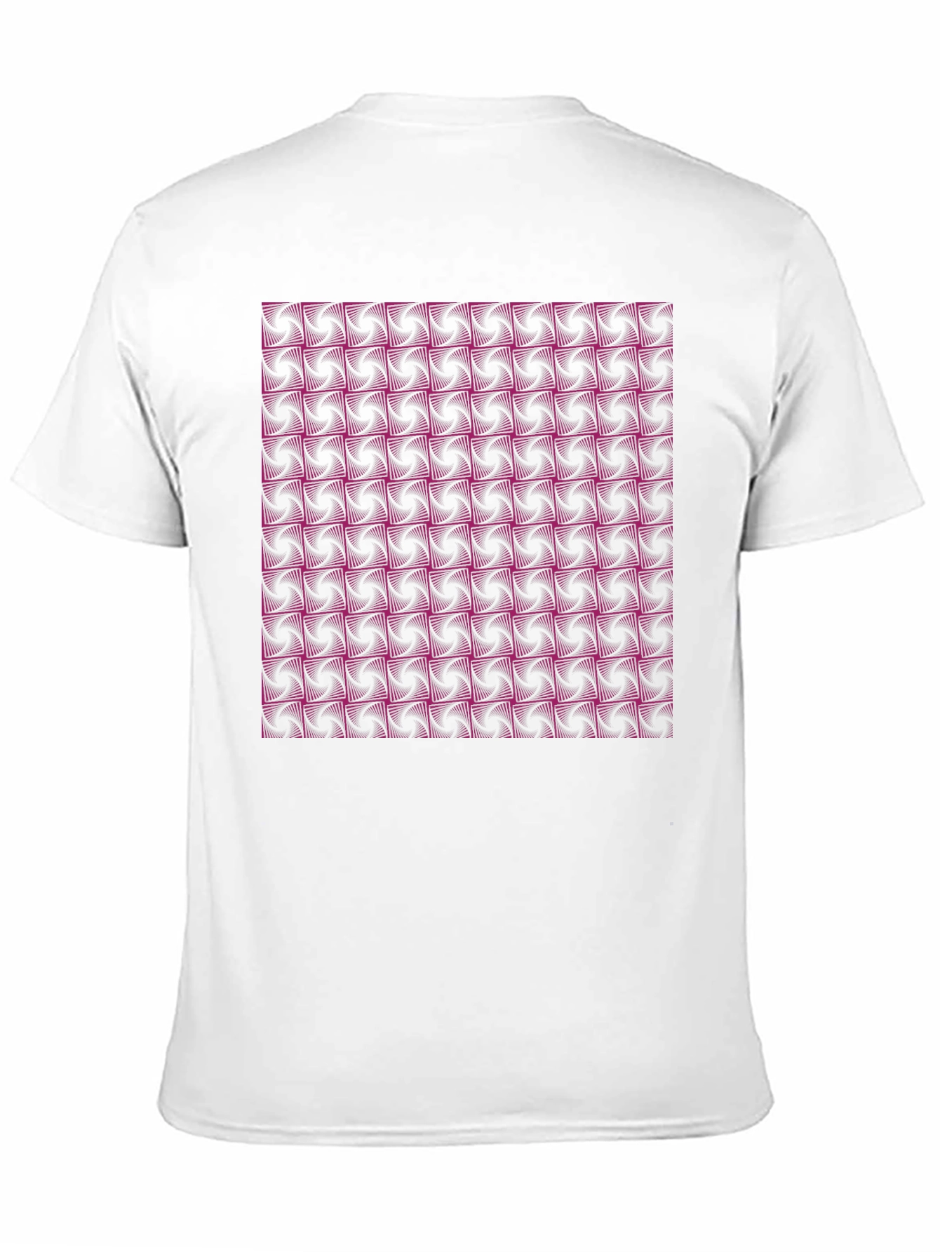 Geometric Pattern Black T-Shirt