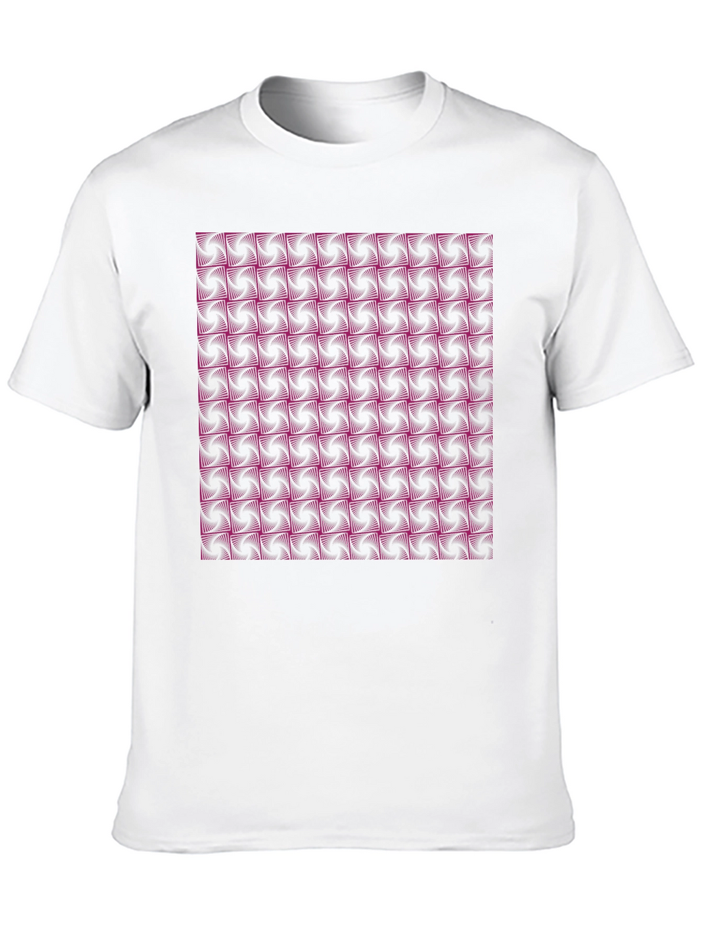 Geometric Pattern Black T-Shirt
