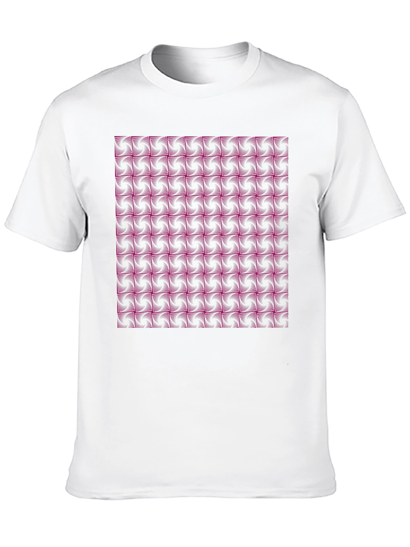 Geometric Pattern Black T-Shirt