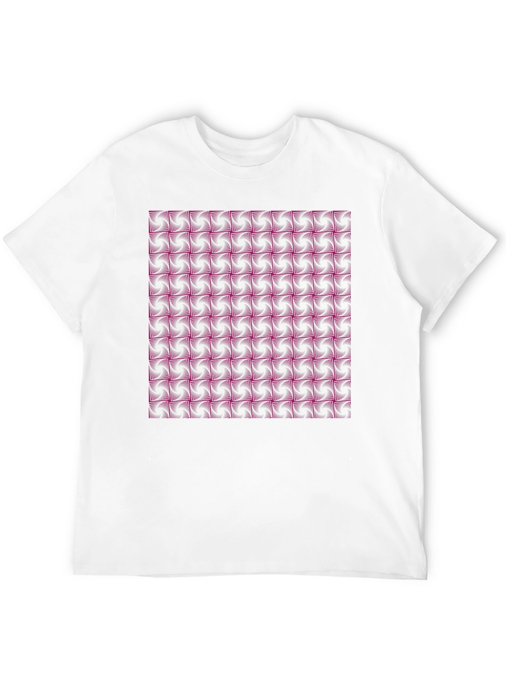Geometric Pattern Black T-Shirt