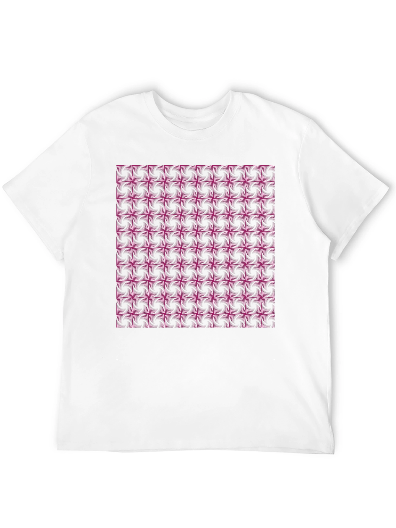Geometric Pattern Black T-Shirt