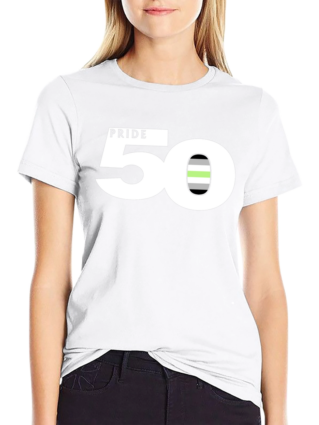 Agender Pride 50 T-Shirt - Celebrate Diversity