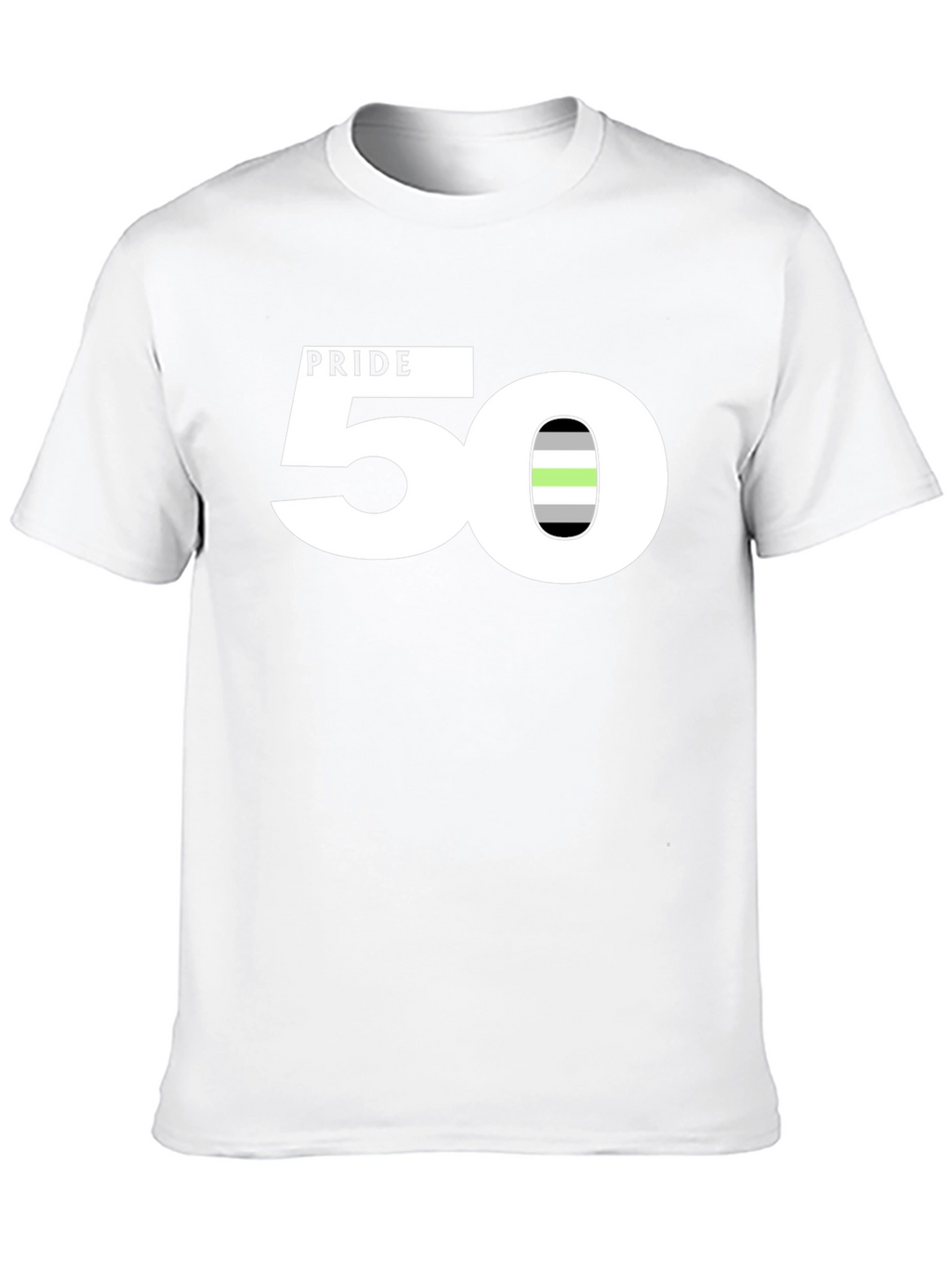 Agender Pride 50 T-Shirt - Celebrate Diversity