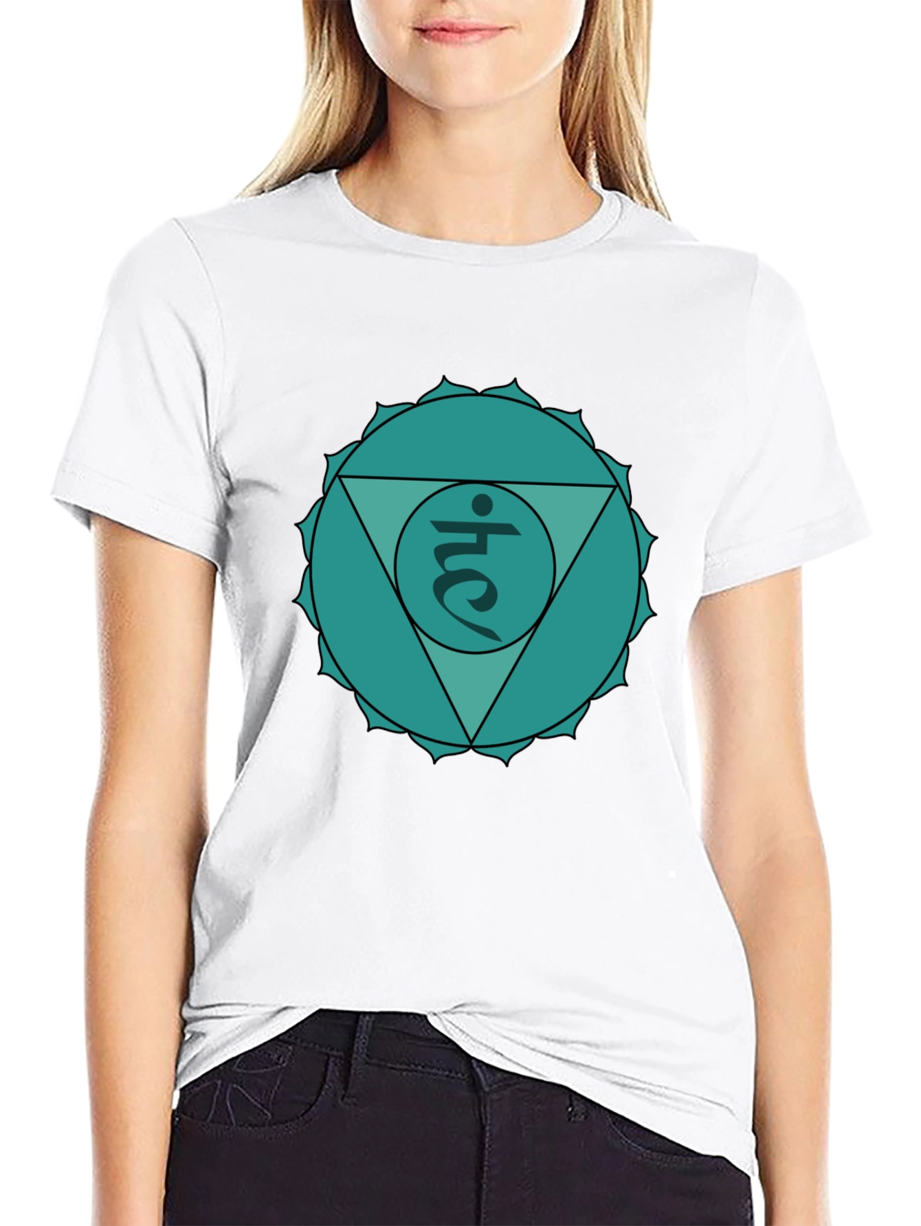 Heart Chakra T-Shirt - Anahata Symbol Design