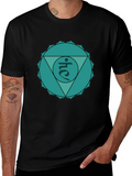 Heart Chakra T-Shirt - Anahata Symbol Design