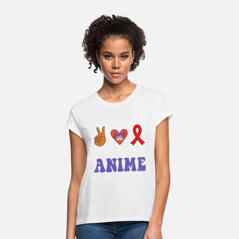 Peace Ribbon Week Awareness Yes Anime Wear Red