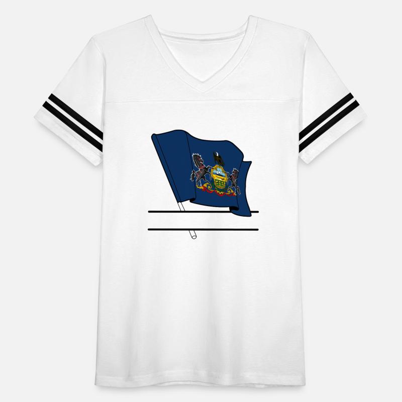 Pennsylvania flag text banner