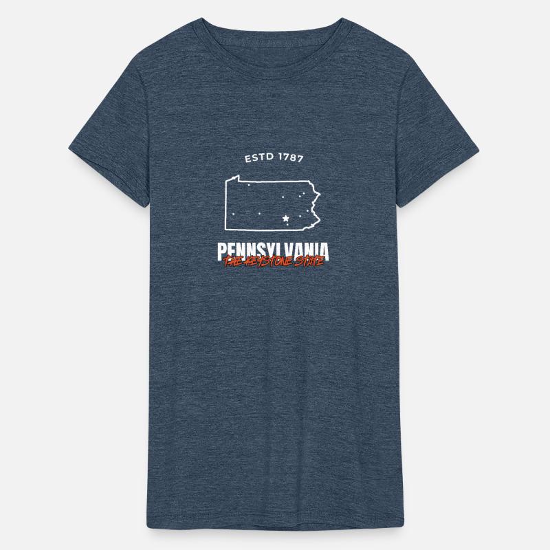 Pennsylvania The Keystone State USA T shirt Americ