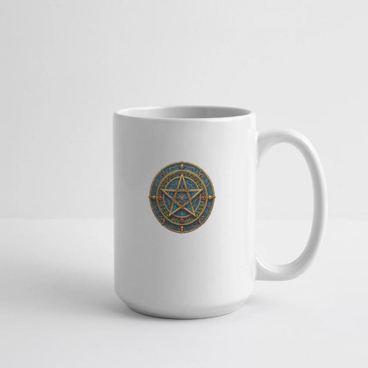 Pentagram Set in gold and turquoise