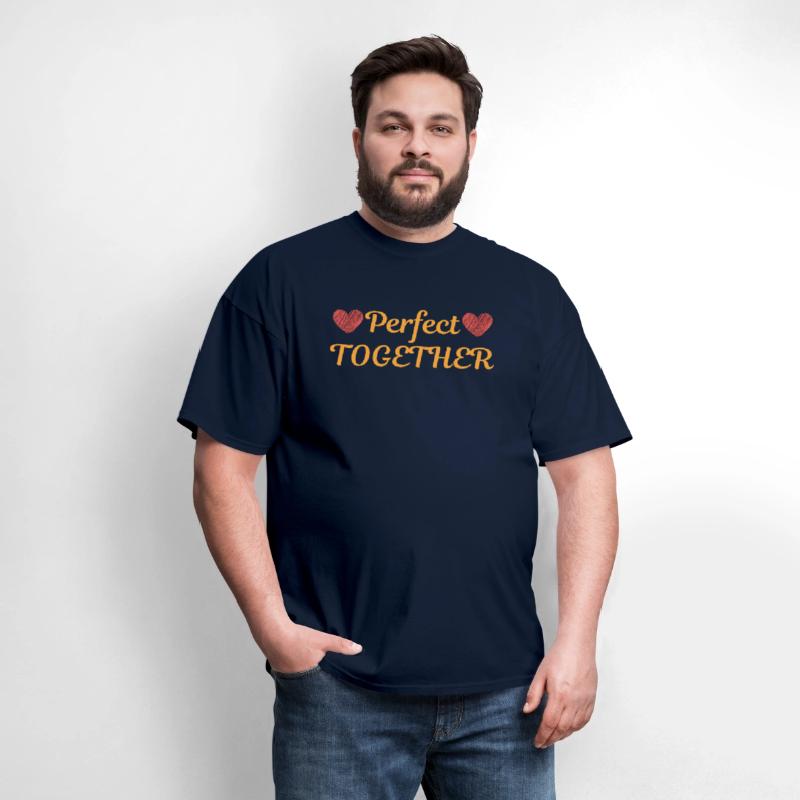 perfect together love couple t-shirt