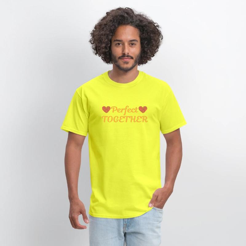 perfect together love couple t-shirt