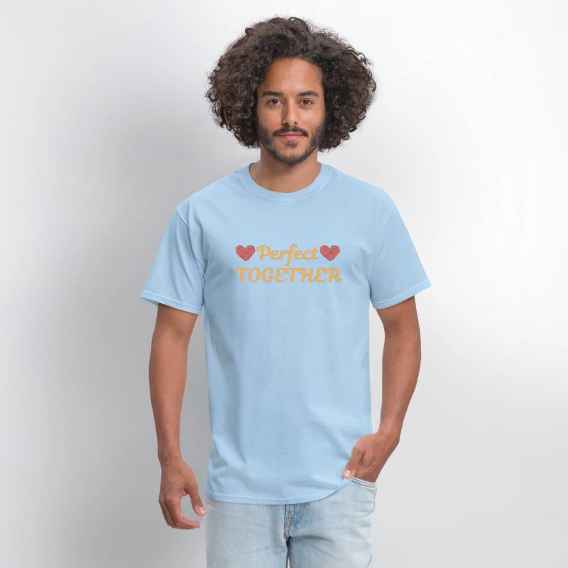 perfect together love couple t-shirt