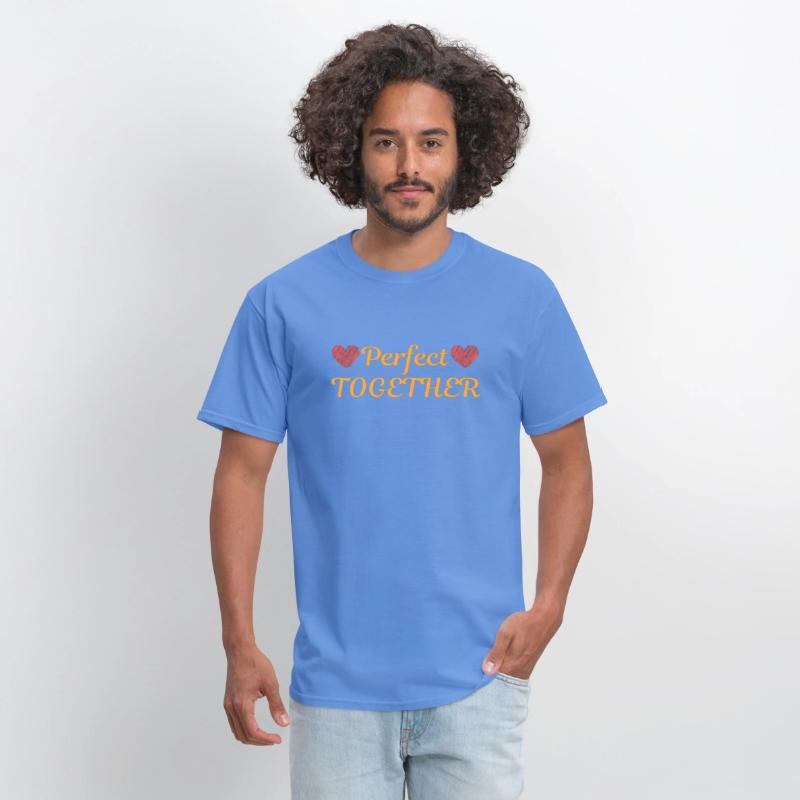 perfect together love couple t-shirt