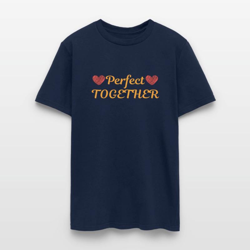 perfect together love couple t-shirt