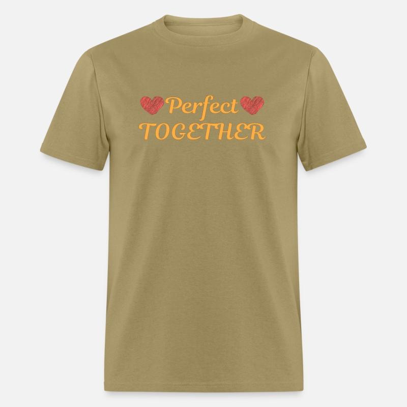 perfect together love couple t-shirt