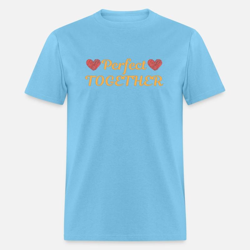 perfect together love couple t-shirt