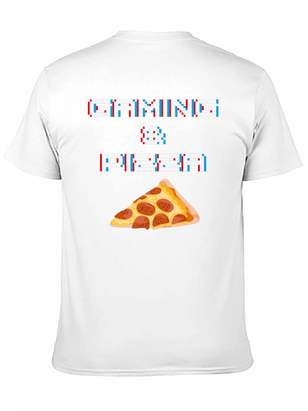 Gaming & Pizza Graphic T-Shirt - Gamer Foodie Tee