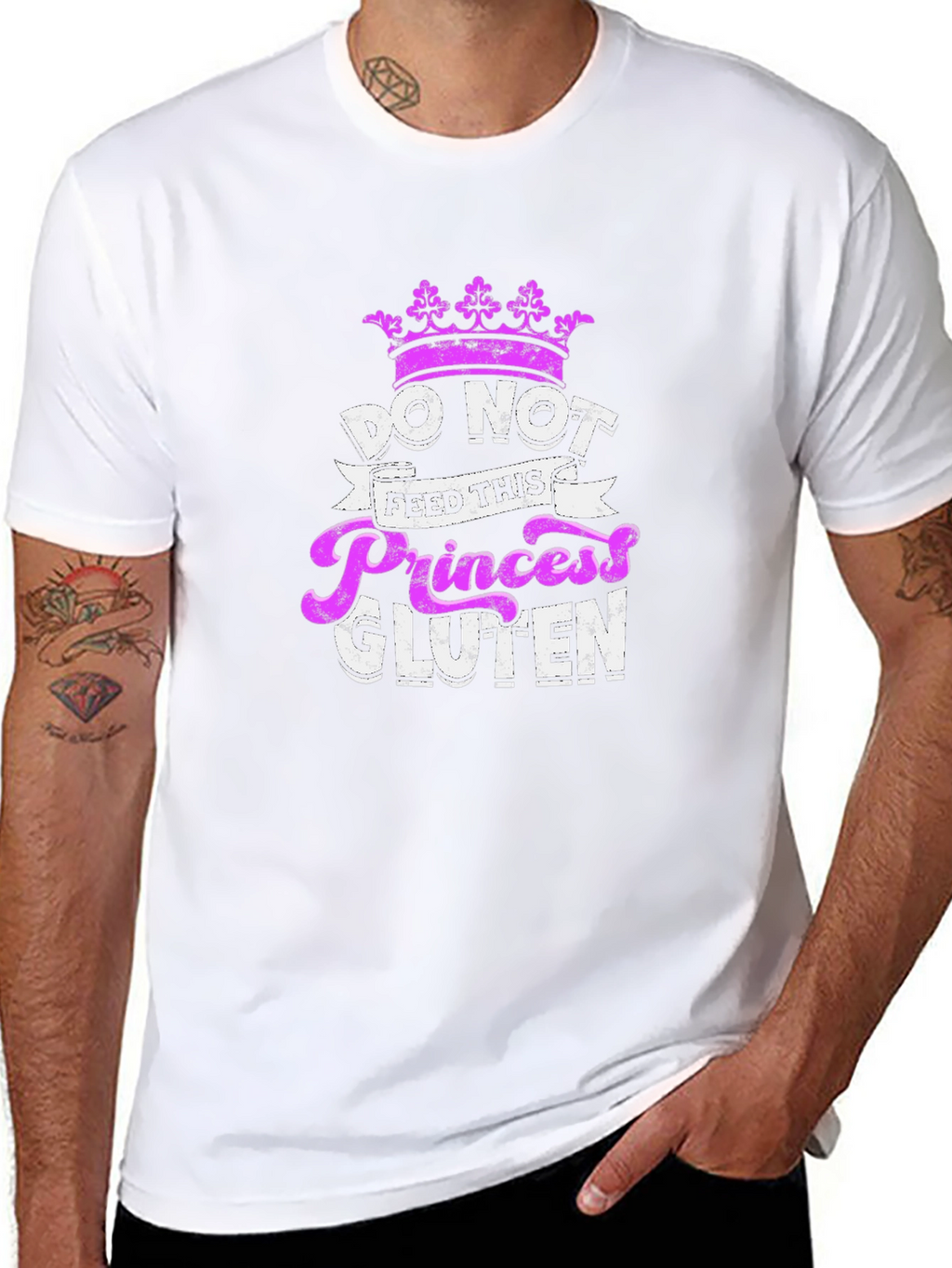 Do Not Feed This Princess Gluten T-Shirt
