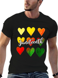Juneteenth Heart Tee - Celebrate Freedom