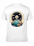 Cartoon Earth Child T-Shirt