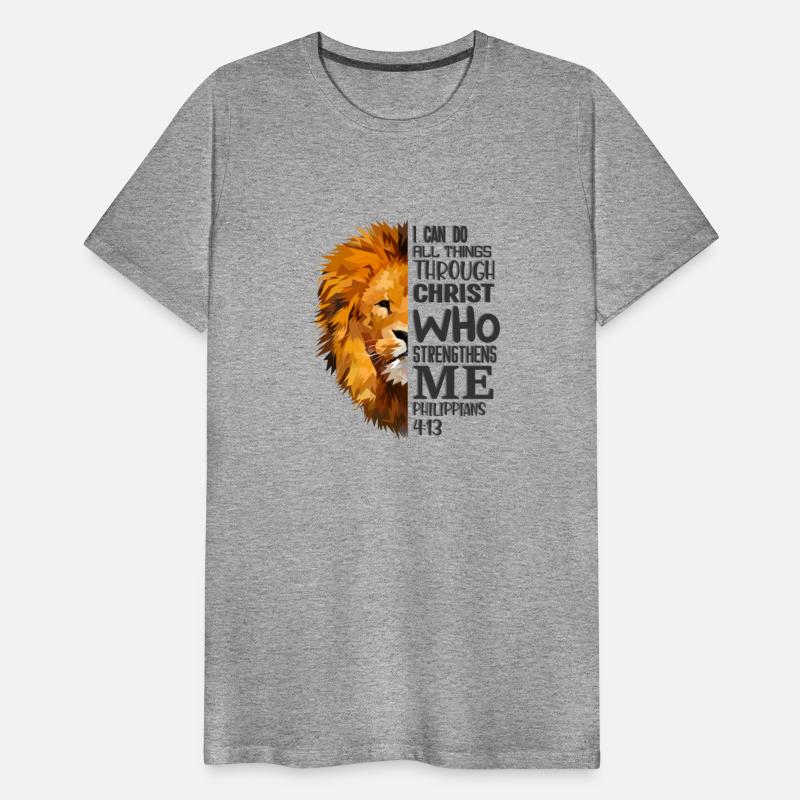 Philippians 4:13 Christian Verse Lion