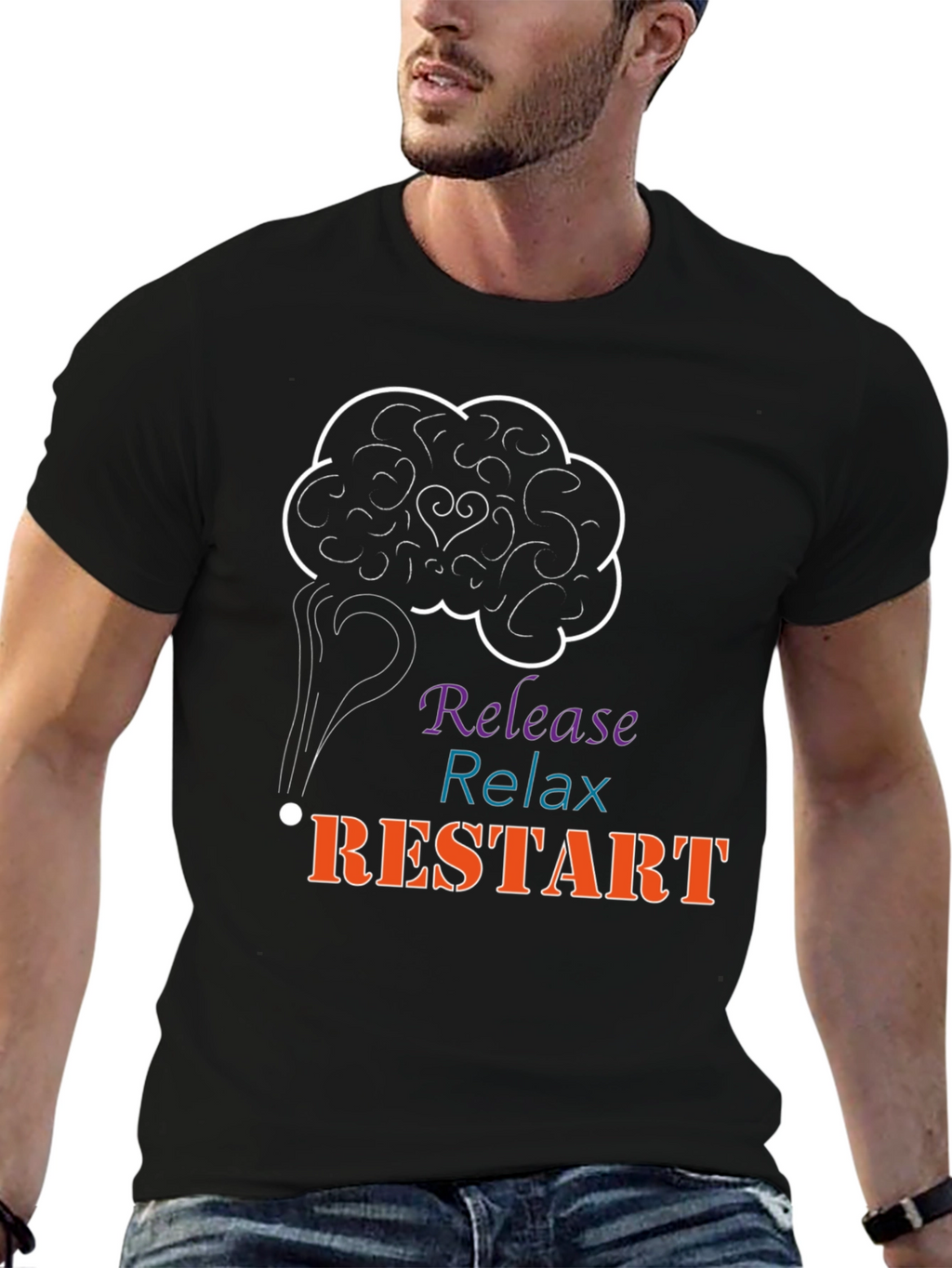 Release Relax Restart Graphic Tee