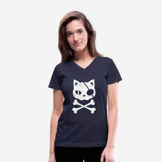 Pirate Cat Kitten Halloween Skull Cross Bones