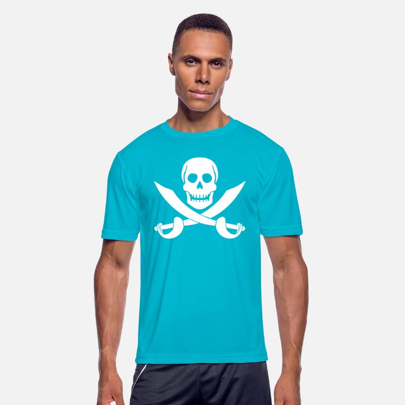 Pirate Two Sabre 2 Swords Skeleton Skull Symbol