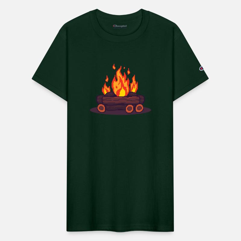 Pixel Campfire – Retro Outdoor Glow