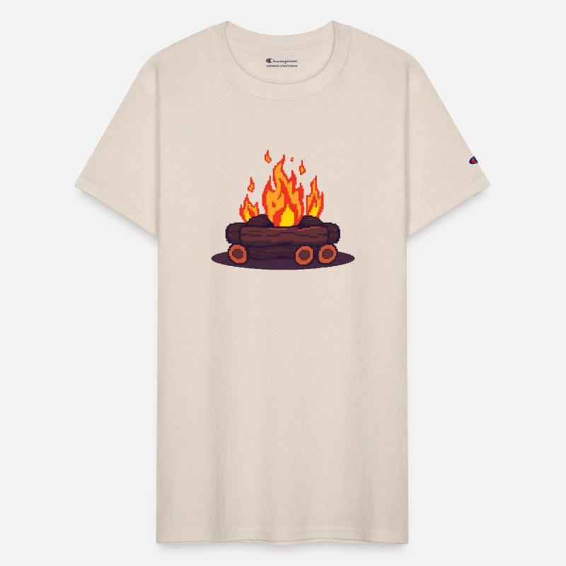 Pixel Campfire – Retro Outdoor Glow