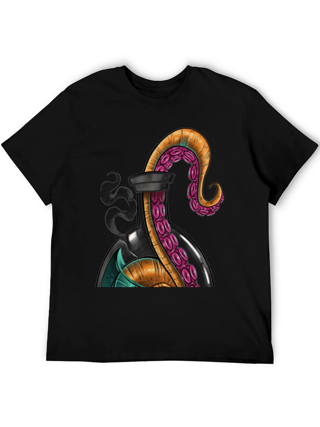Octopus in a Bottle Graphic T-Shirt