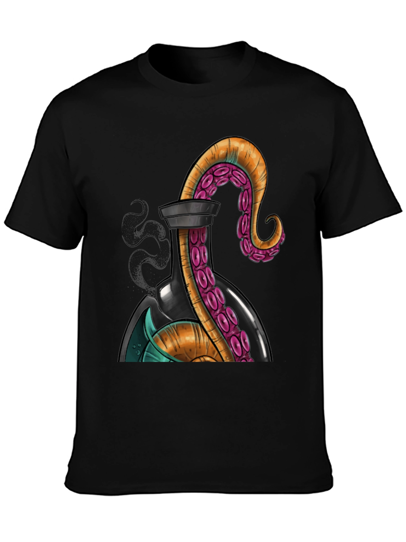 Octopus in a Bottle Graphic T-Shirt