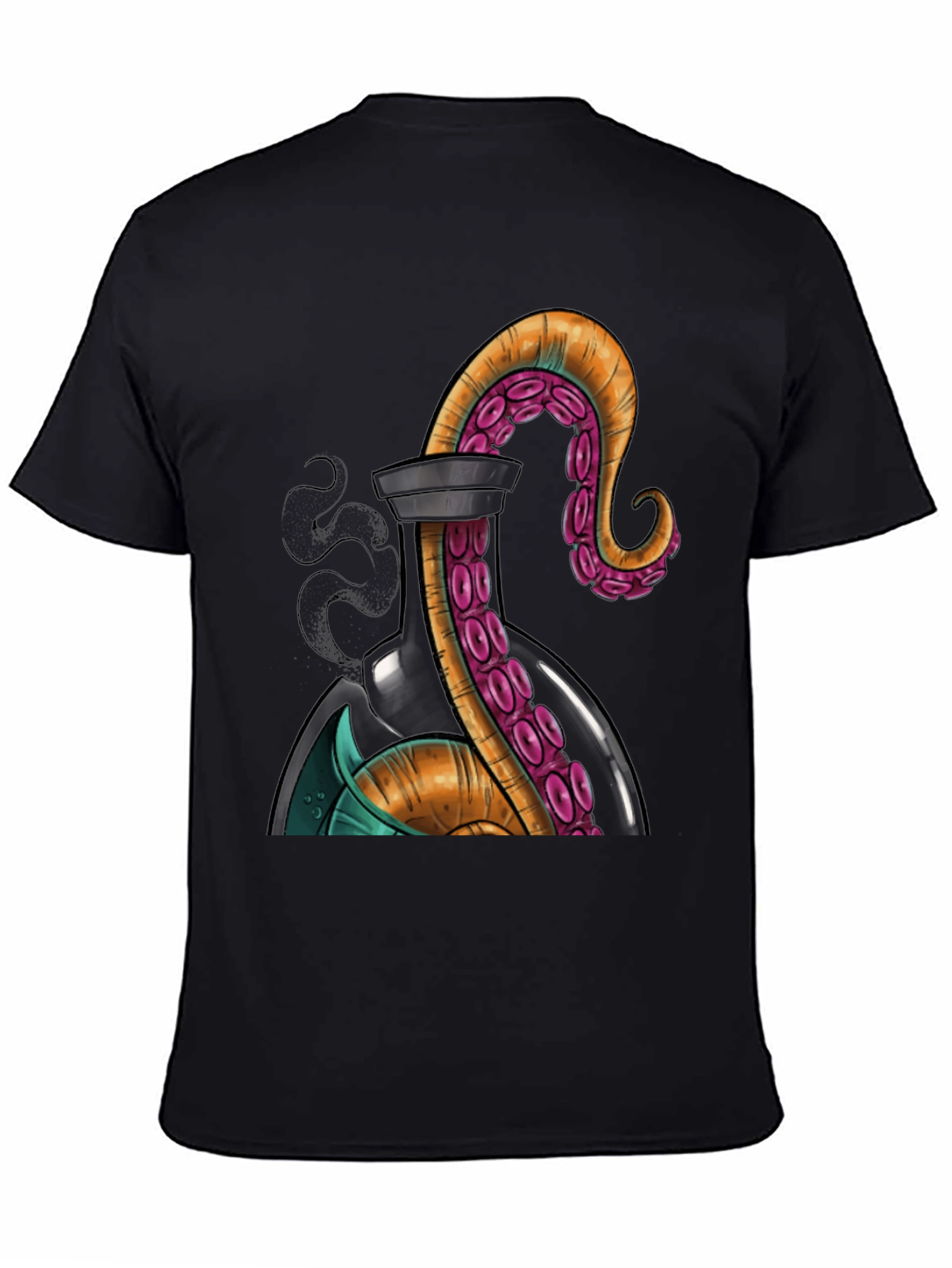 Octopus in a Bottle Graphic T-Shirt