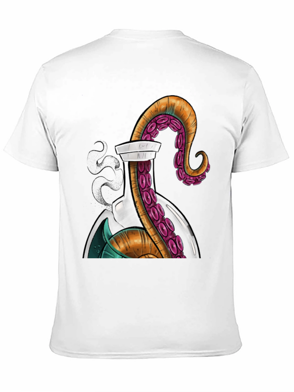 Octopus in a Bottle Graphic T-Shirt