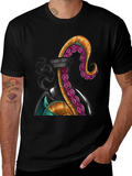 Octopus in a Bottle Graphic T-Shirt