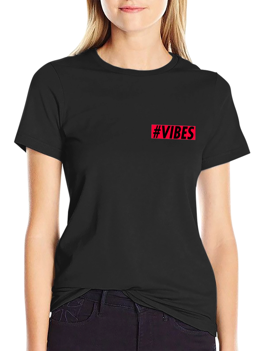Vibes Graphic Tee - Trendy Casual Wear