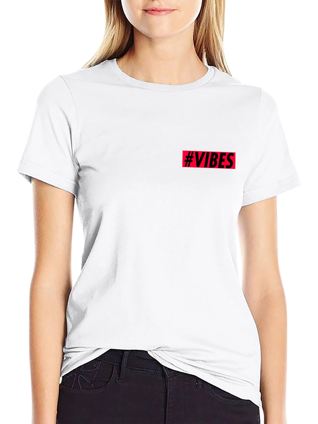 Vibes Graphic Tee - Trendy Casual Wear