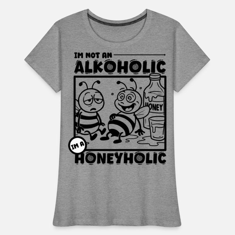 Playful Bee Friendship While Drunk  Illustration